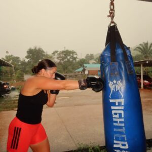 Norwegian Influencer Katarina Sollid experienced authentic Muay Thai culture in Thailand 