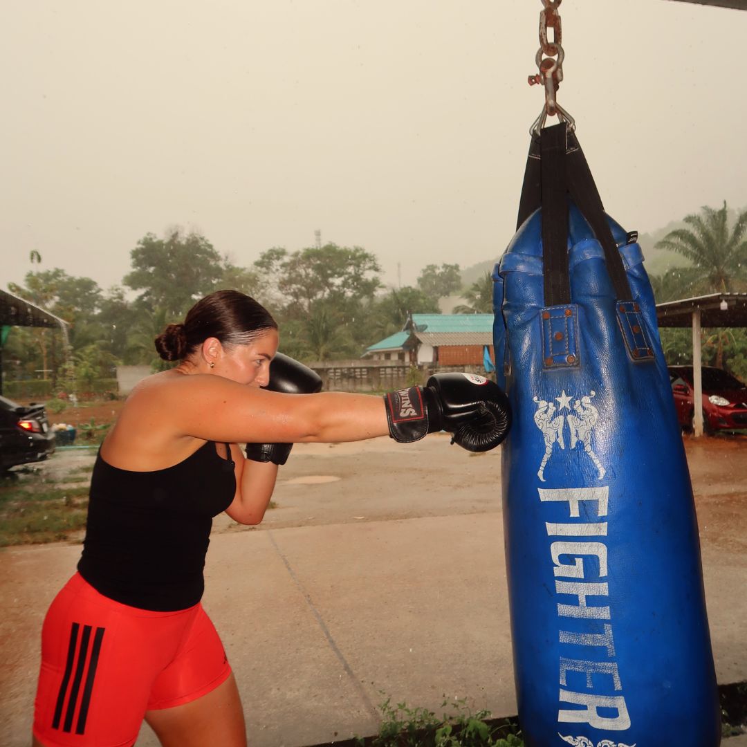 Norwegian Influencer Katarina Sollid experienced authentic Muay Thai culture in Thailand 